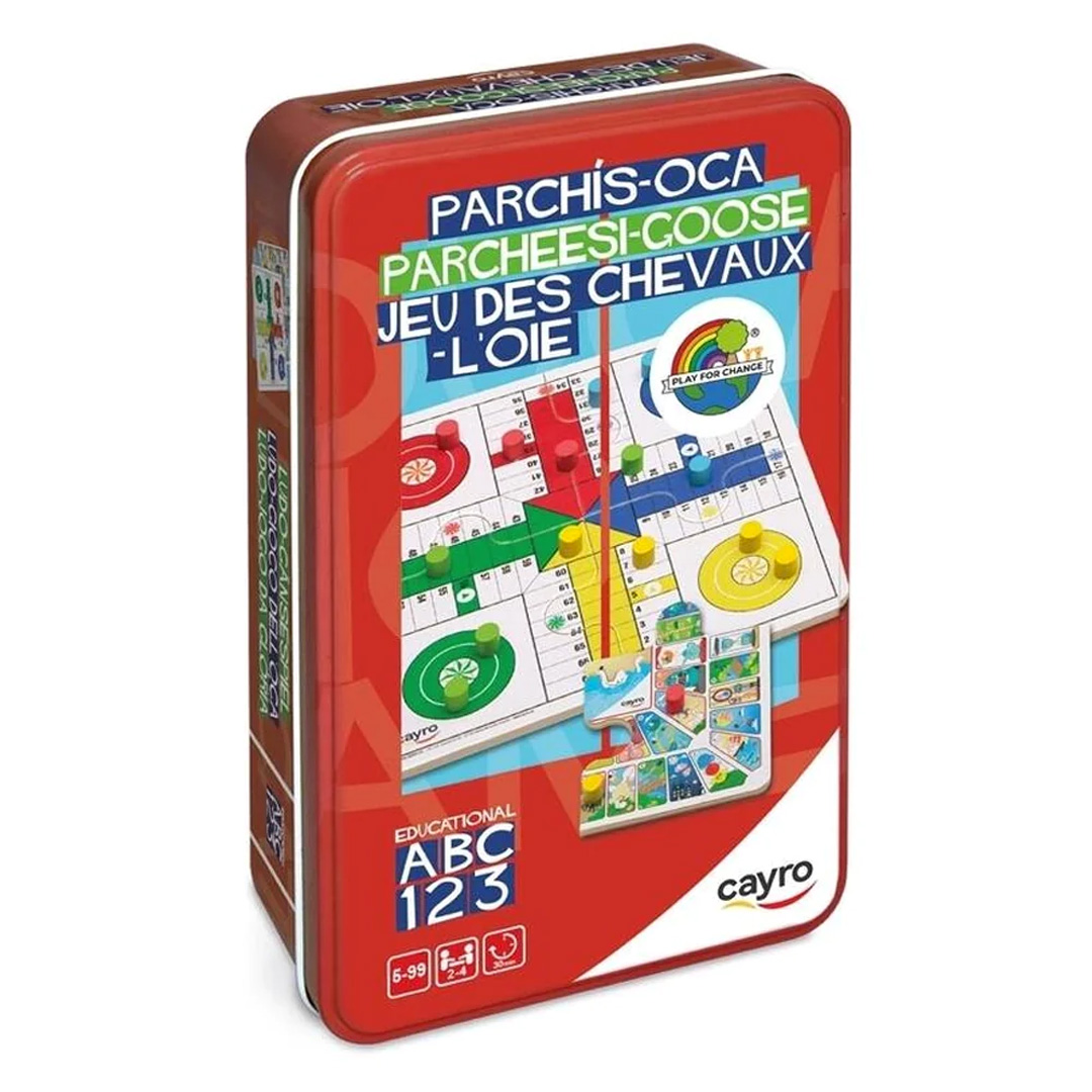 Cayro Parchís & Oca Metal Box – 5 ans+