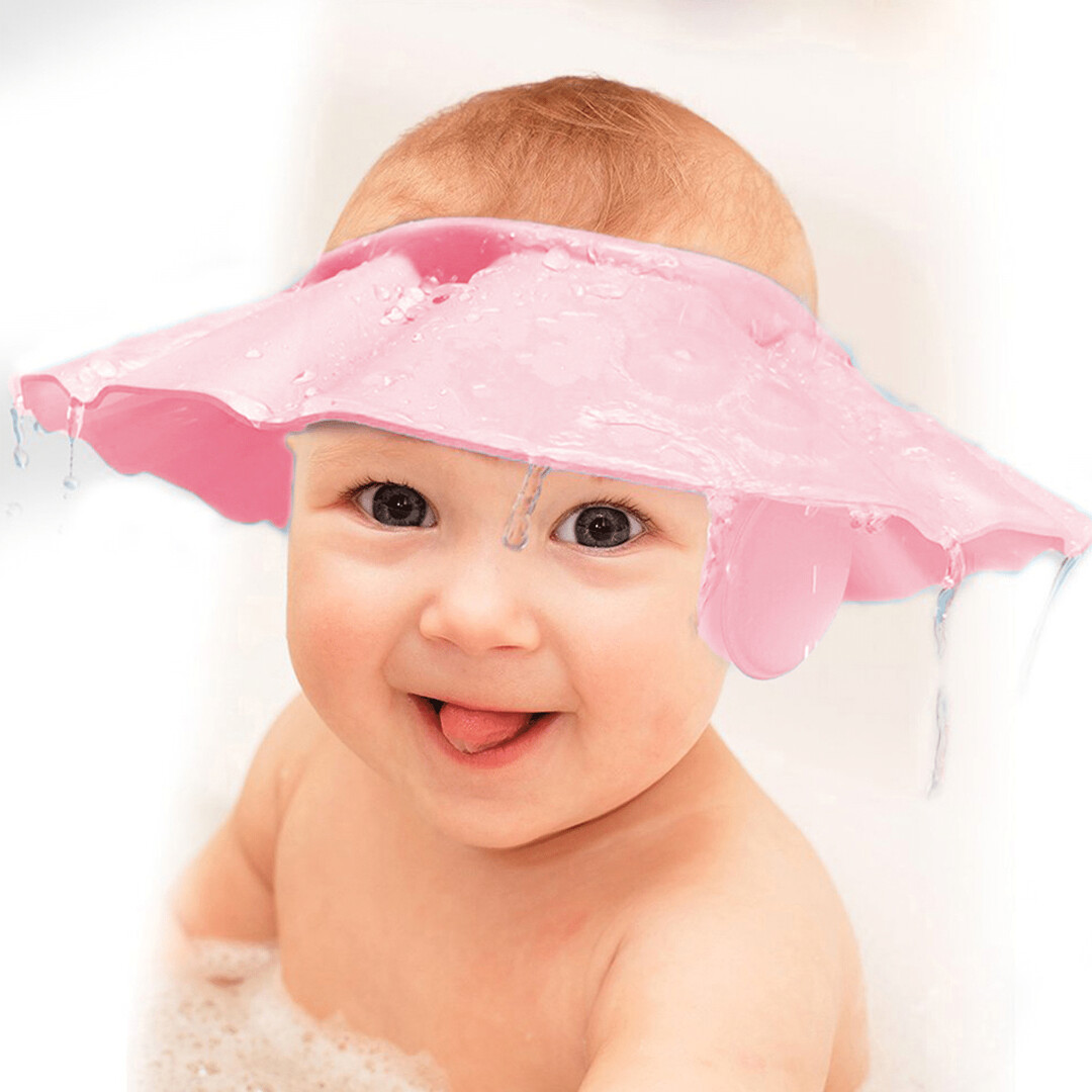 BABYJEM Bonnet/Visière de Bain Bébé Rose