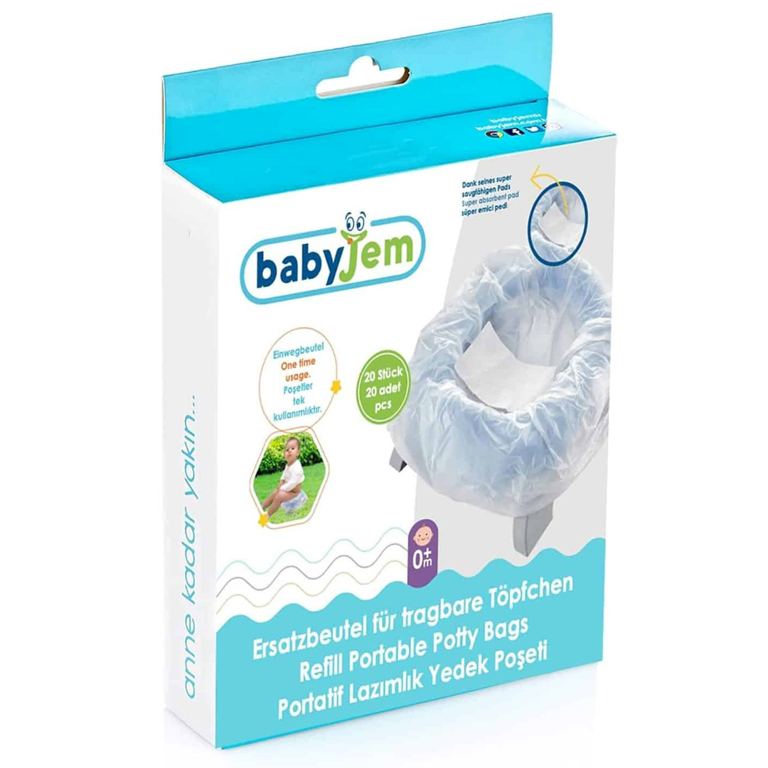 BABYJEM Sachets de Recharge Jetables pour Pot