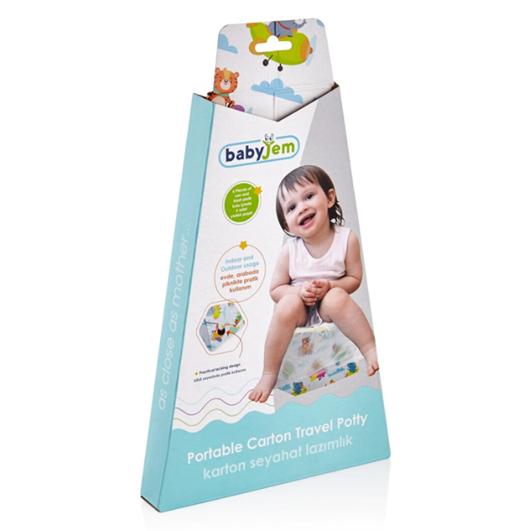 BABYJEM Pot de Voyage Portable en Carton