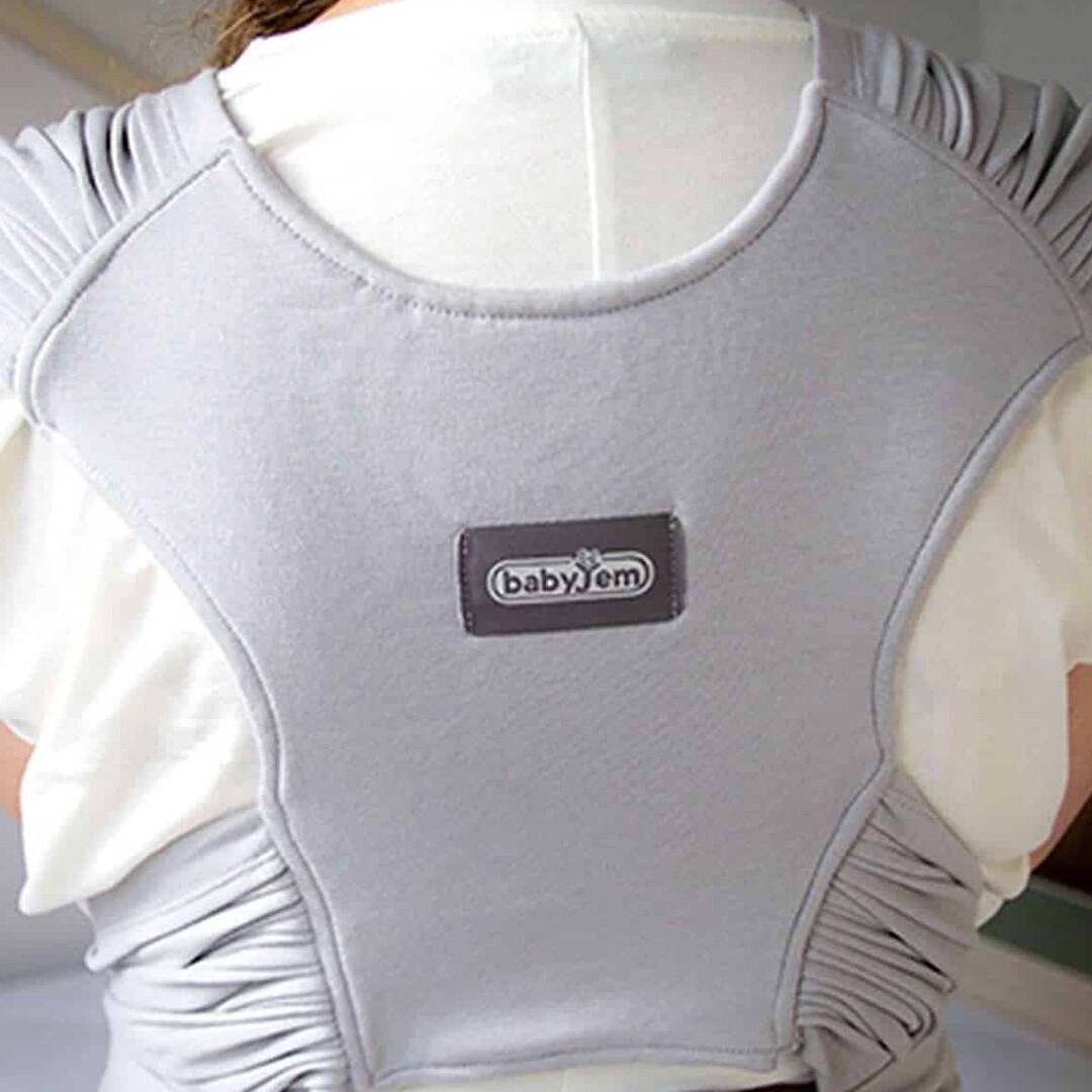 BABYJEM Écharpe de Portage Gris – Image 3