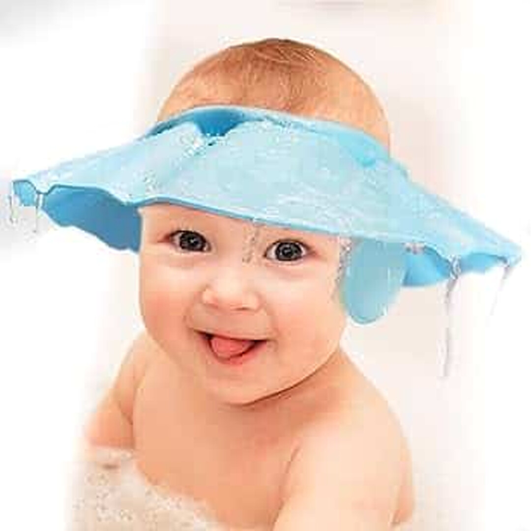 BABYJEM Bonnet/Visière de Bain Bébé Bleu