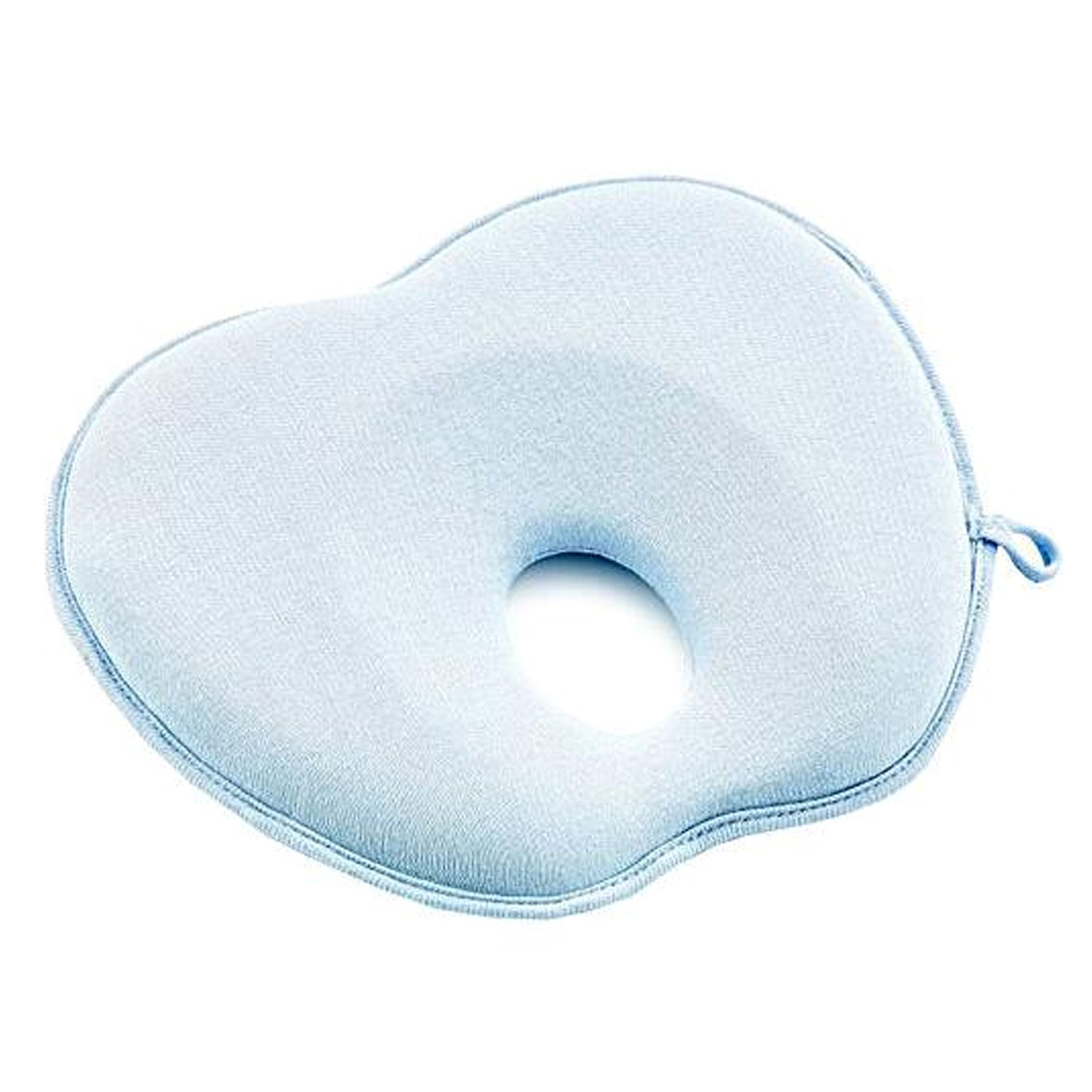 BABYJEM Coussin Tête Plate Bleu