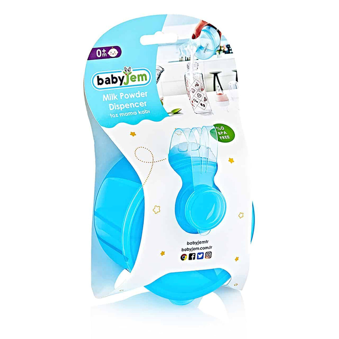 BABYJEM Conteneur de Lait en Poudre Bleu