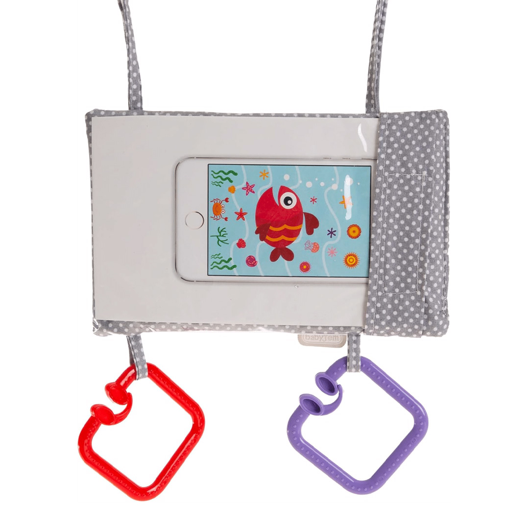 BABYJEM Pochette de Téléphone Gris pour Voiture