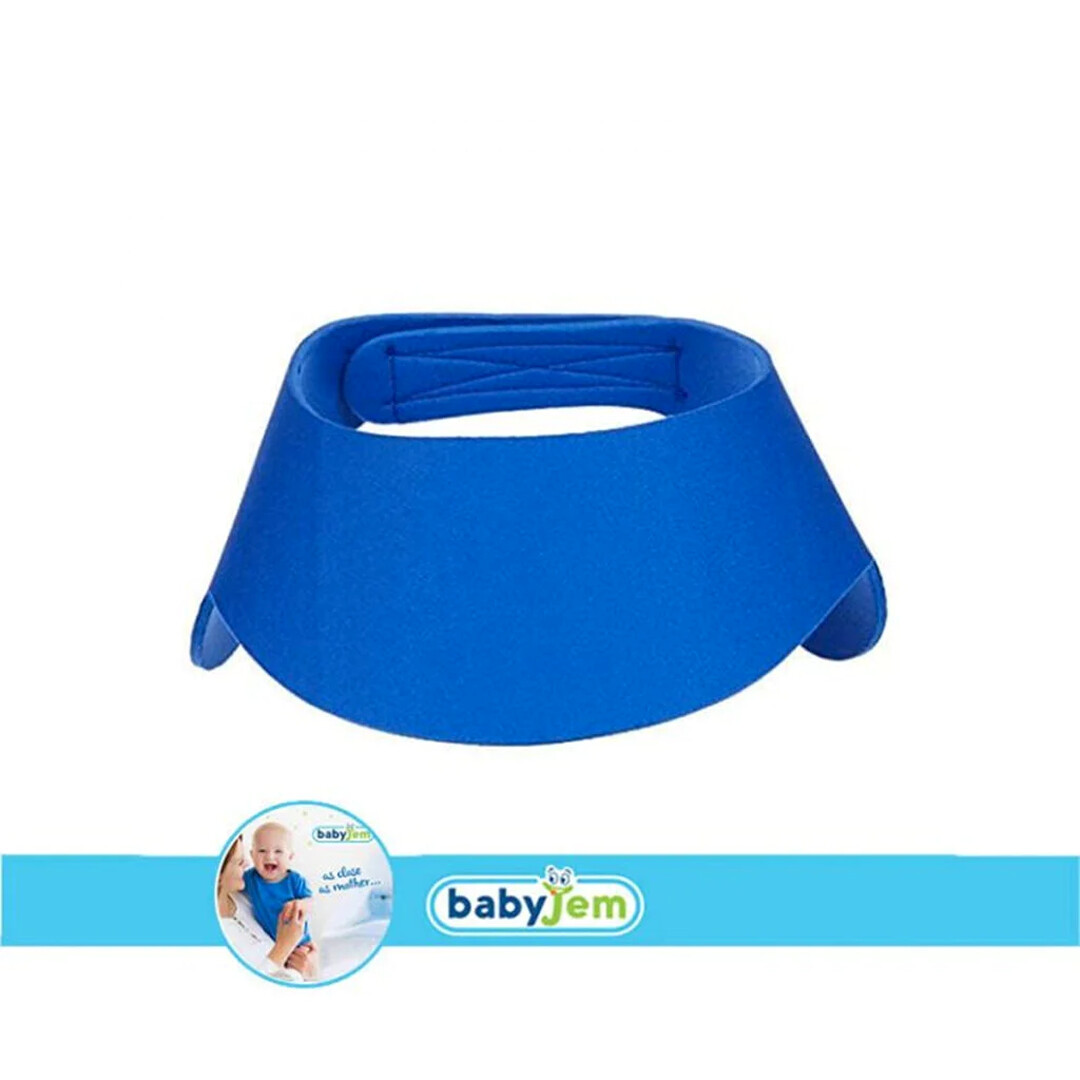 BABYJEM Bonnet/Visière de Bain Rose/Bleu Marine – Image 5