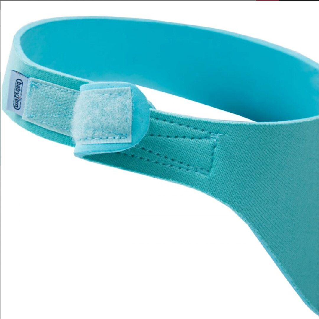 BABYJEM Bonnet/Visière de Bain Rose/Turquoise – Image 2