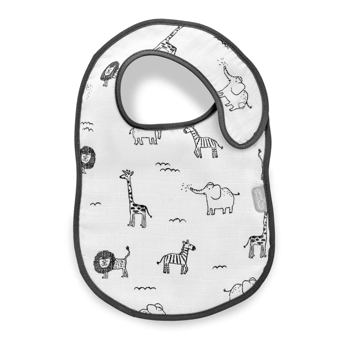 BABYJEM Bavoir en Mousseline Zoo