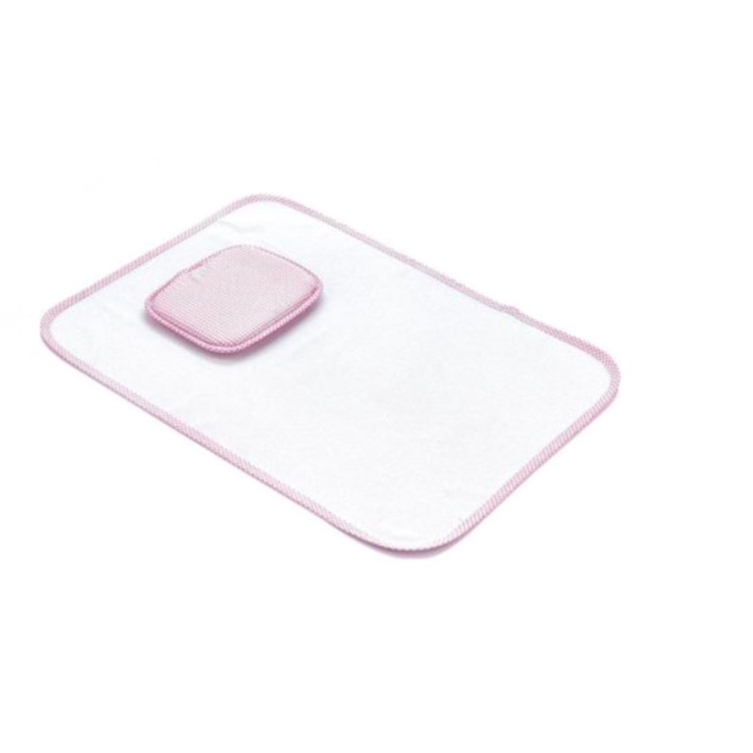 BABYJEM Matelas à langer Multi-usage Blanc Rose
