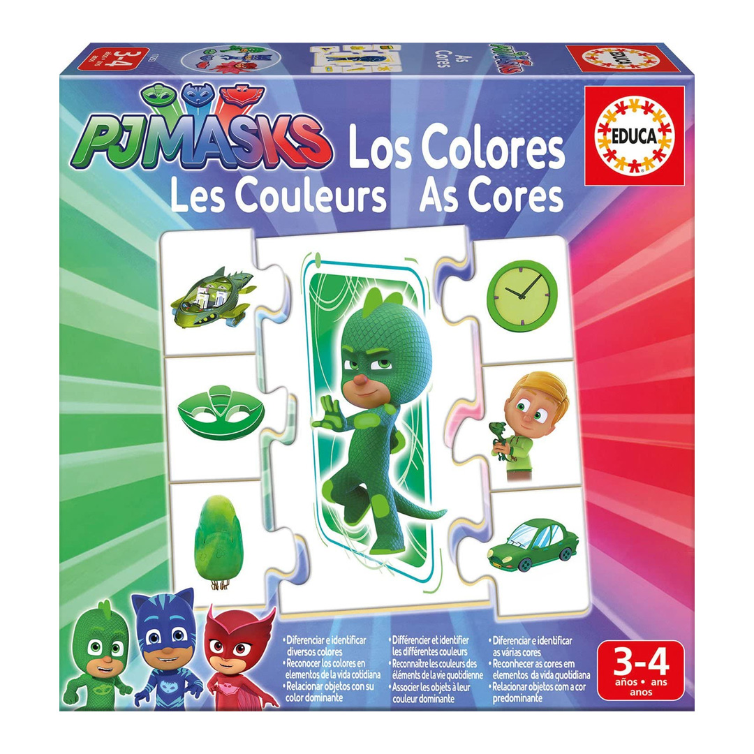 Les couleurs Pjmasks