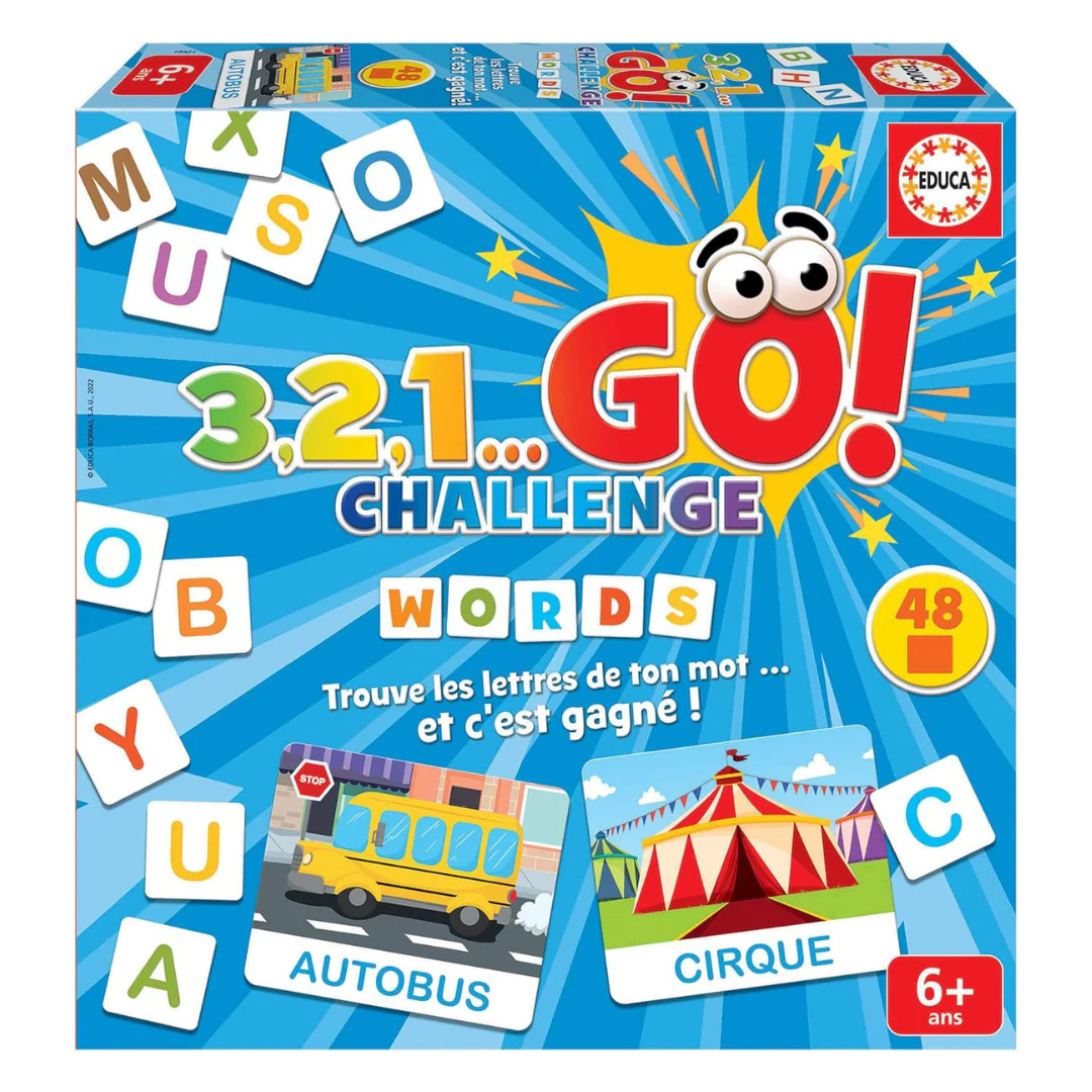3.2.1...GO! CHALLENGE WORDS