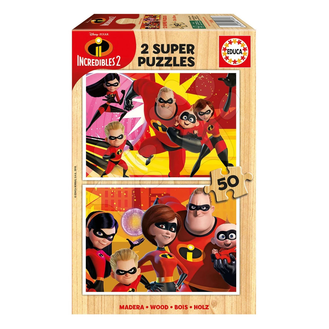 Puzzle Bois 2*50 INCREDIBLES