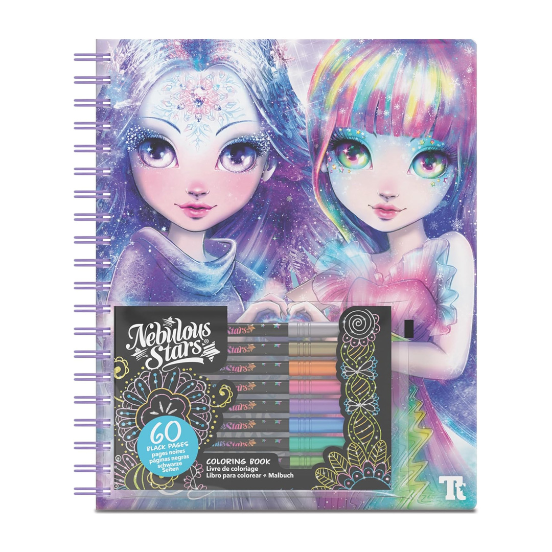 BLACK PAGES COLORING BOOK ISADORA