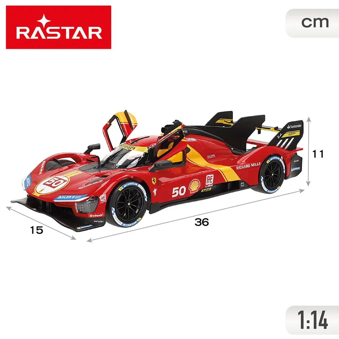 Rastar - Voiture télécommandée 1:14 Ferrari 499P – Image 3