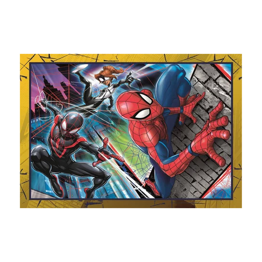 Clementoni - Puzzle 4 en 1 - Spiderman Marvel – Image 2
