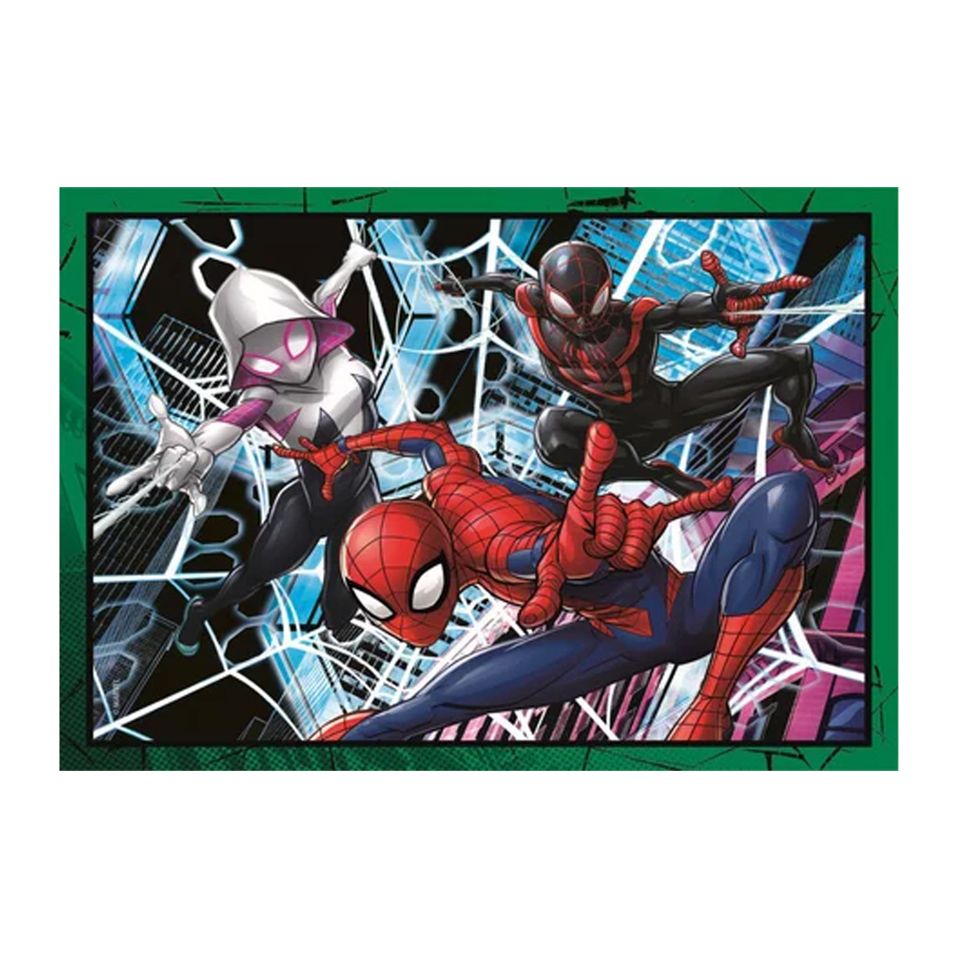 Clementoni - Puzzle 4 en 1 - Spiderman Marvel – Image 4