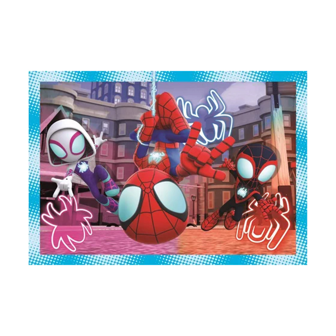 Clementoni - Puzzle 4 en 1 - Spidey & His Amazing Friends – Image 2