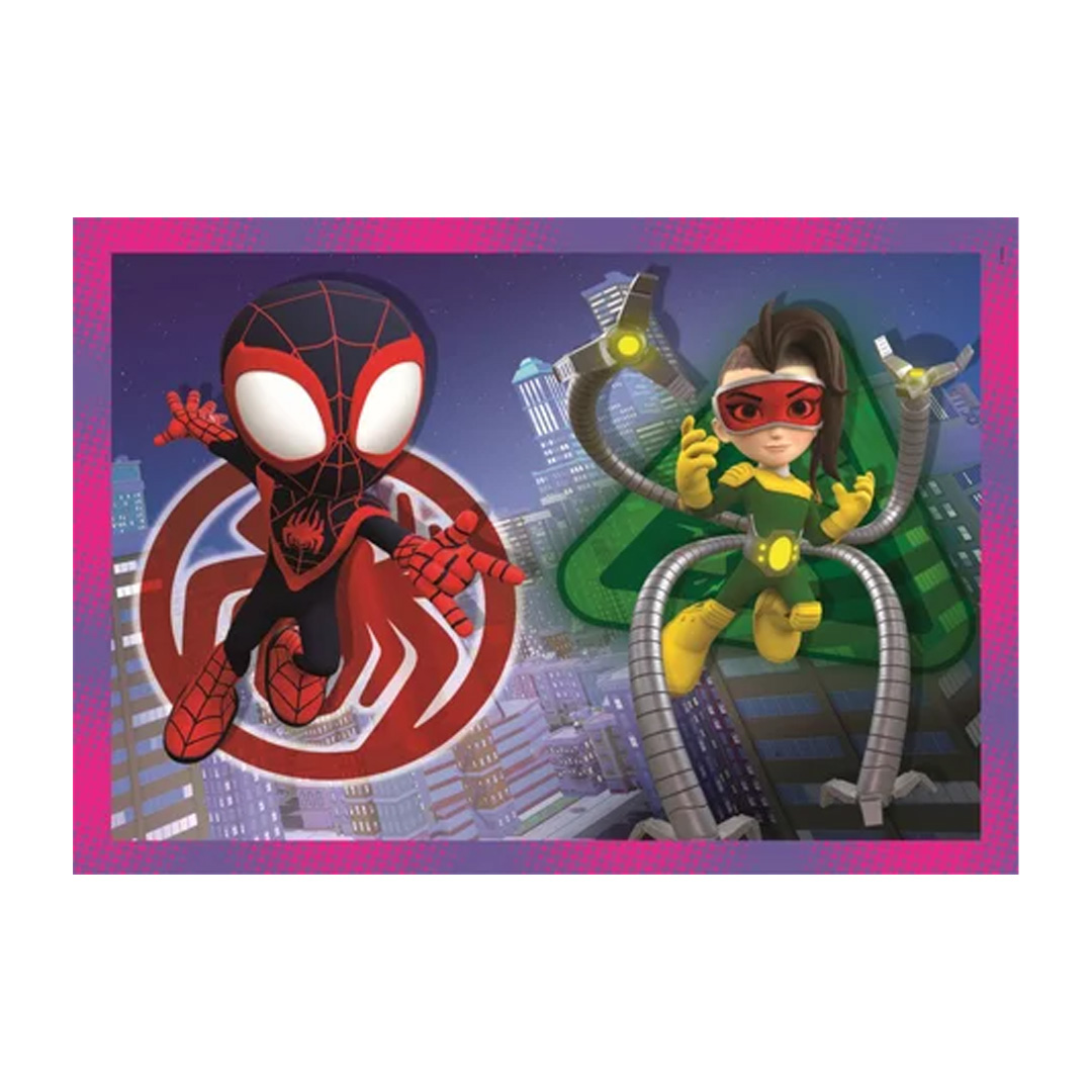 Clementoni - Puzzle 4 en 1 - Spidey & His Amazing Friends – Image 3
