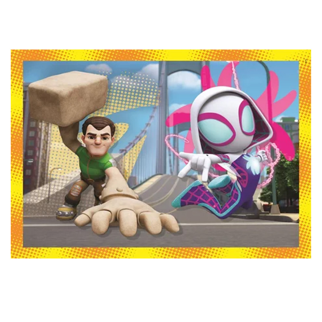 Clementoni - Puzzle 4 en 1 - Spidey & His Amazing Friends – Image 4