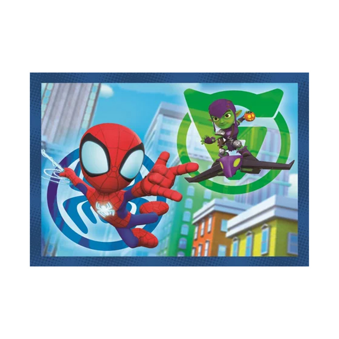 Clementoni - Puzzle 4 en 1 - Spidey & His Amazing Friends – Image 5
