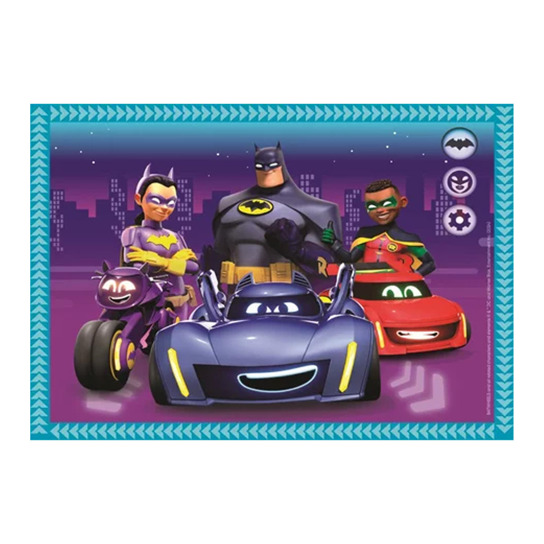 Clementoni - Puzzle 4 en 1 - Batwheels – Image 2