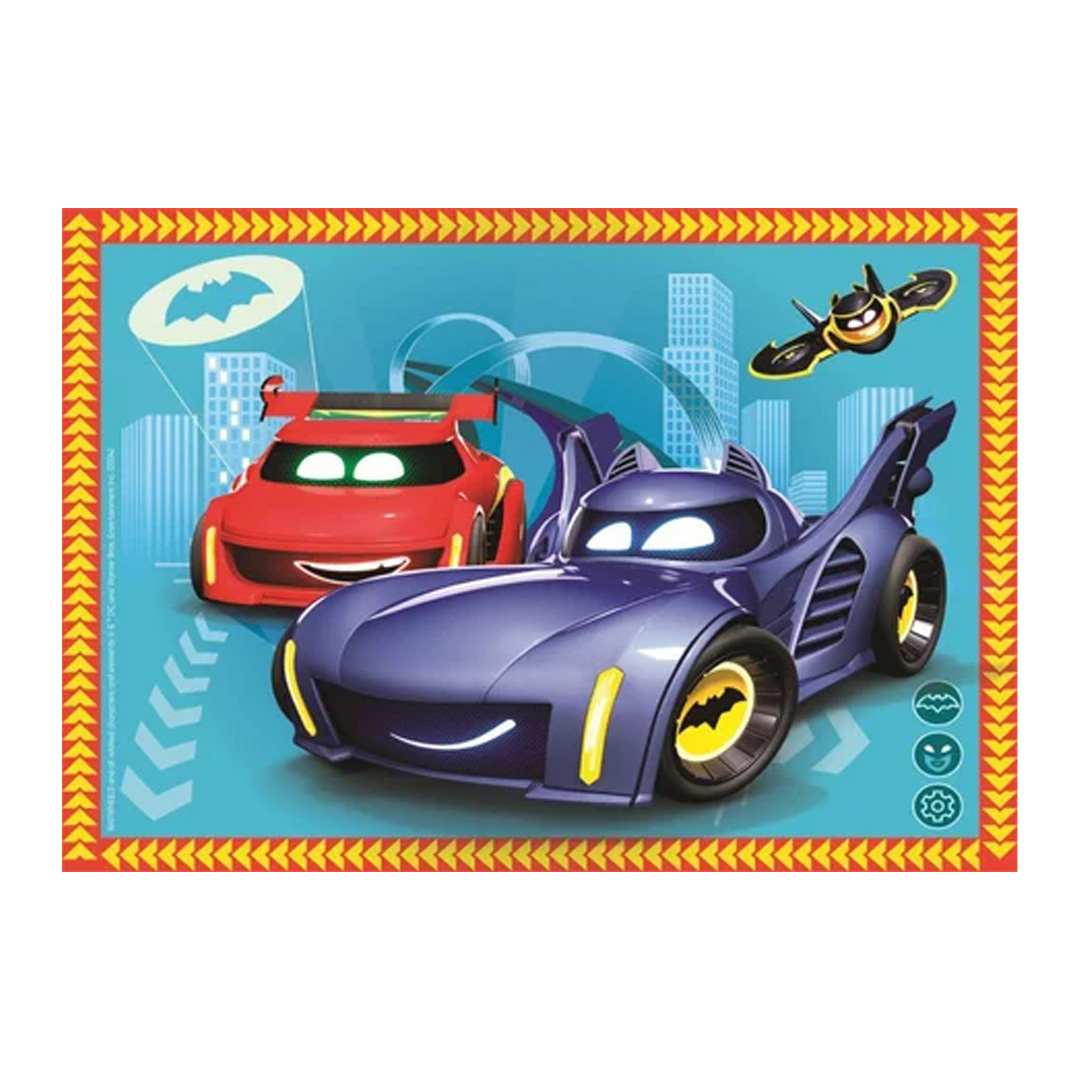 Clementoni - Puzzle 4 en 1 - Batwheels – Image 5