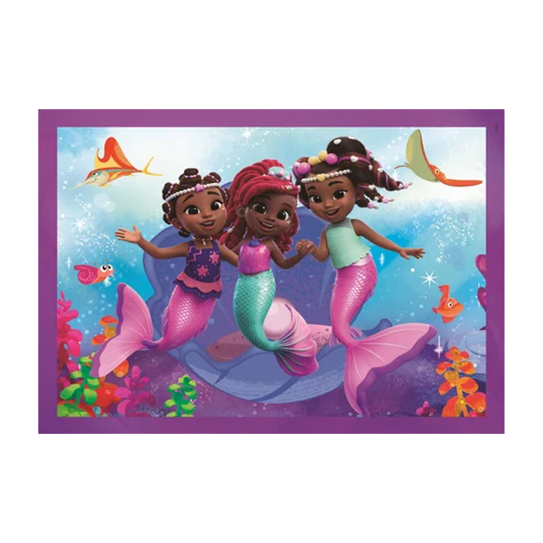 Clementoni - Puzzle 4 en 1 - La Petite Sirène (Ariel) – Image 2