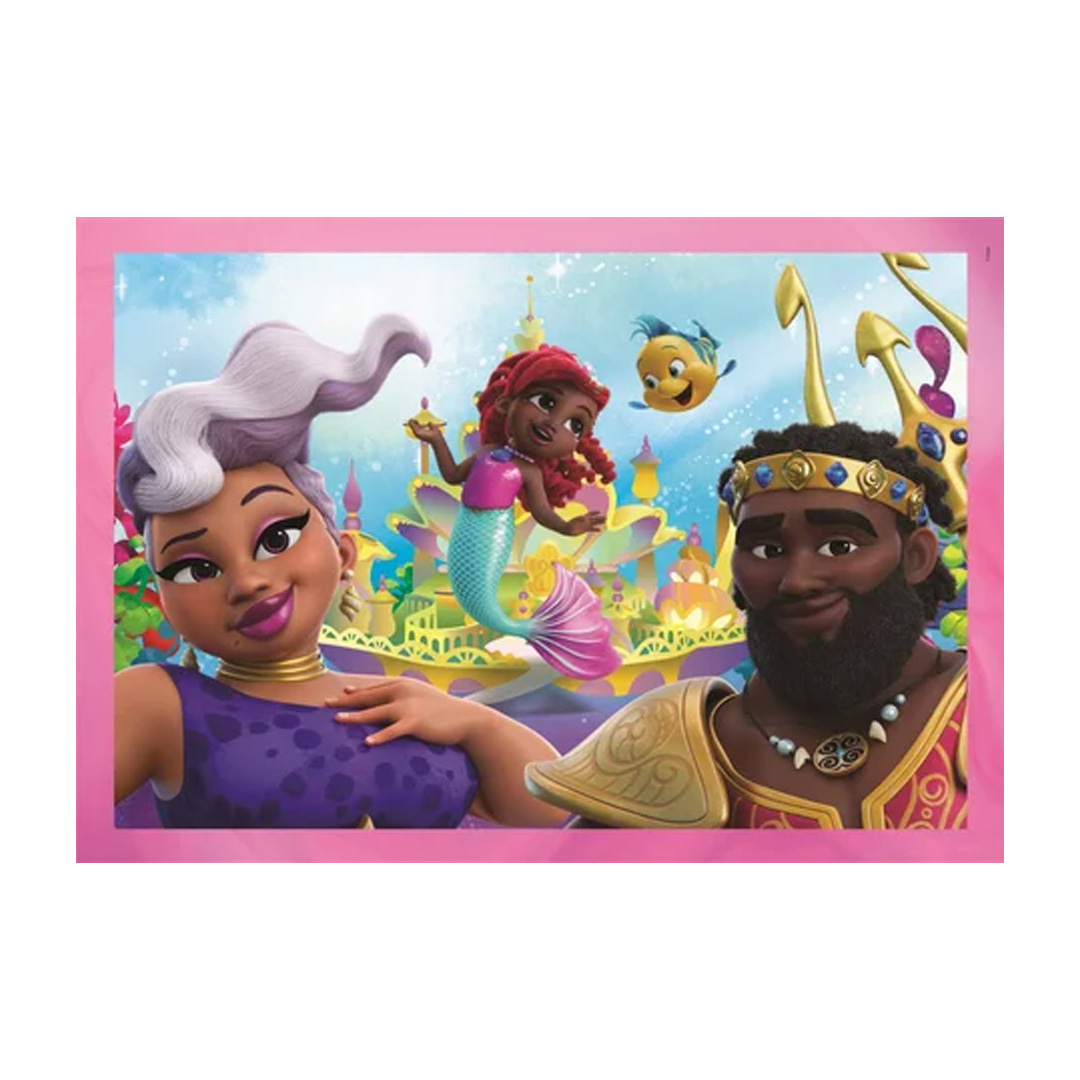 Clementoni - Puzzle 4 en 1 - La Petite Sirène (Ariel) – Image 4