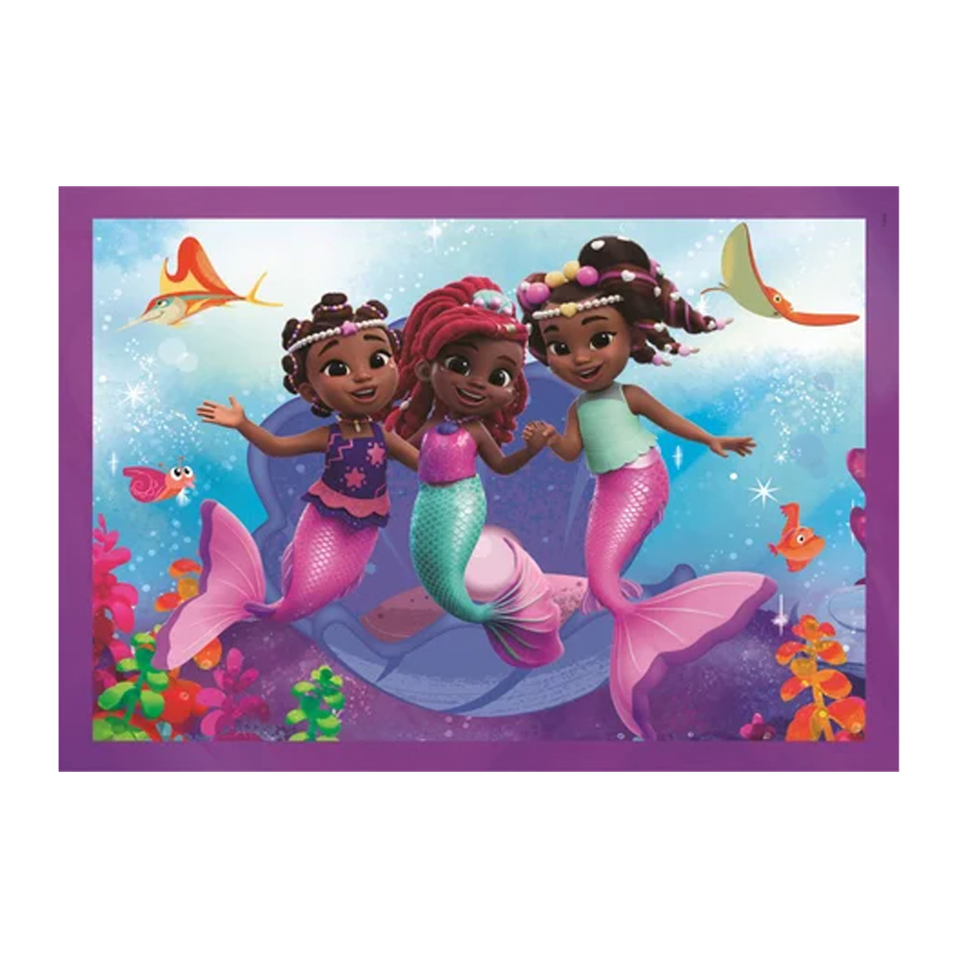 Clementoni - Puzzle 4 en 1 - La Petite Sirène (Ariel) – Image 5