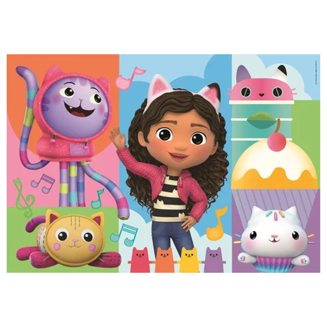 Clementoni - Puzzle 2x60 - Gabby's Dollhouse – Image 2