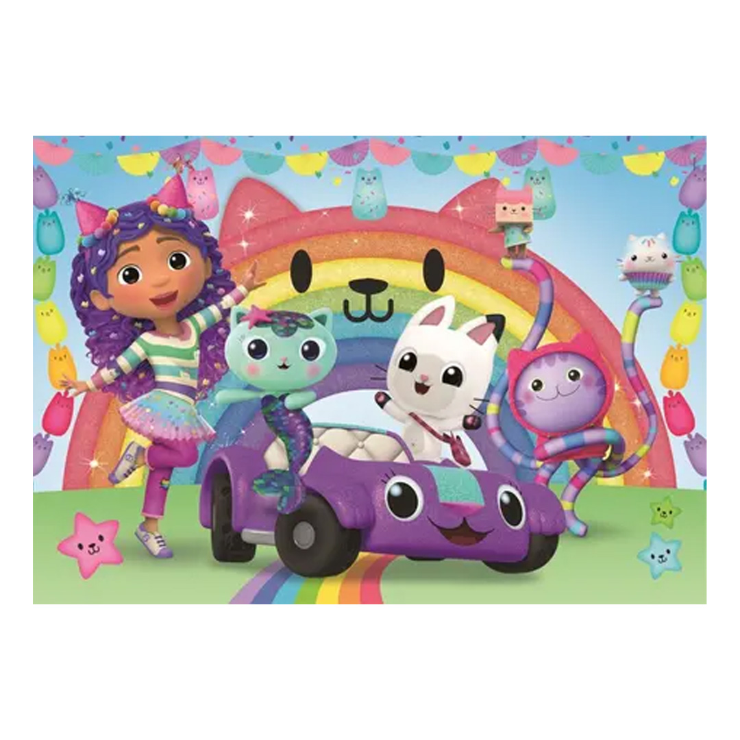 Clementoni - Puzzle 2x60 - Gabby's Dollhouse – Image 3