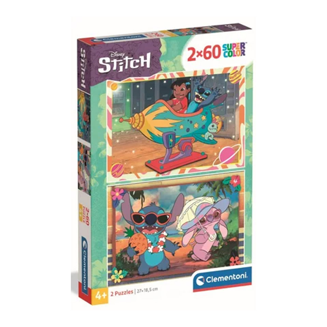 Clementoni - Puzzle 2x60 - Stitch