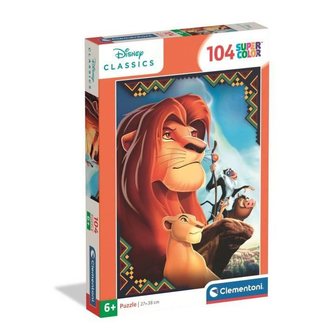Clementoni - Puzzle 104 pcs - Le Roi Lion