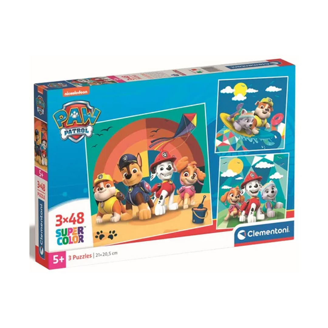Clementoni - Puzzle 3x48 - Pat' Patrouille