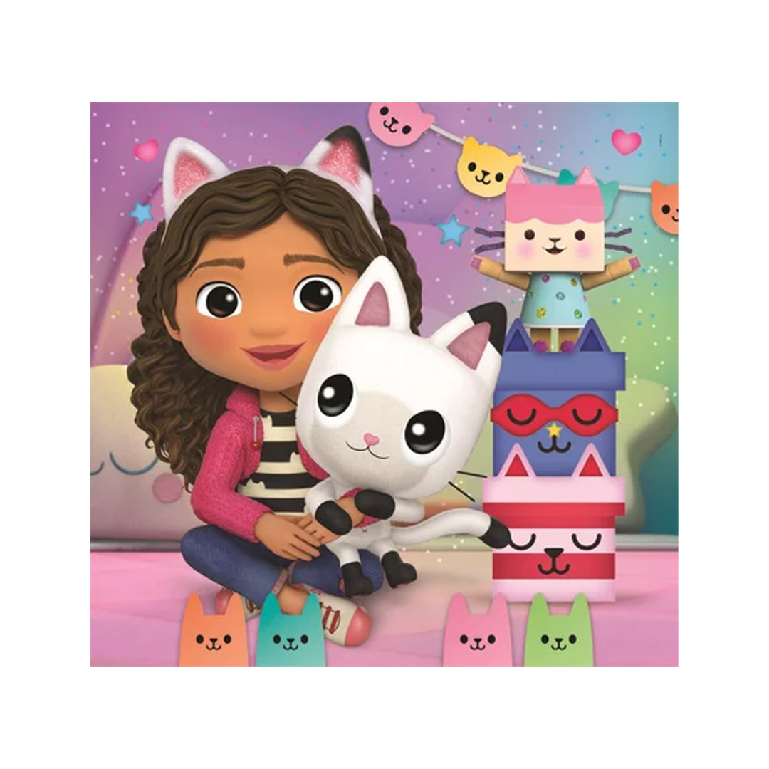 Clementoni - Puzzle 3x48 - Gabby's Dollhouse – Image 2