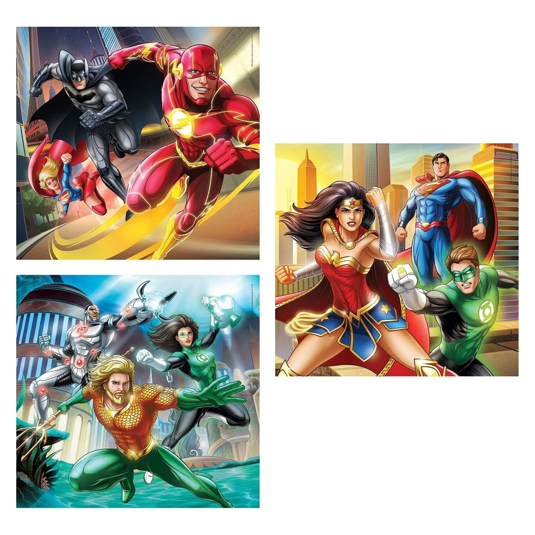 Clementoni - Puzzle 3x48 - Justice League DC Comics – Image 2
