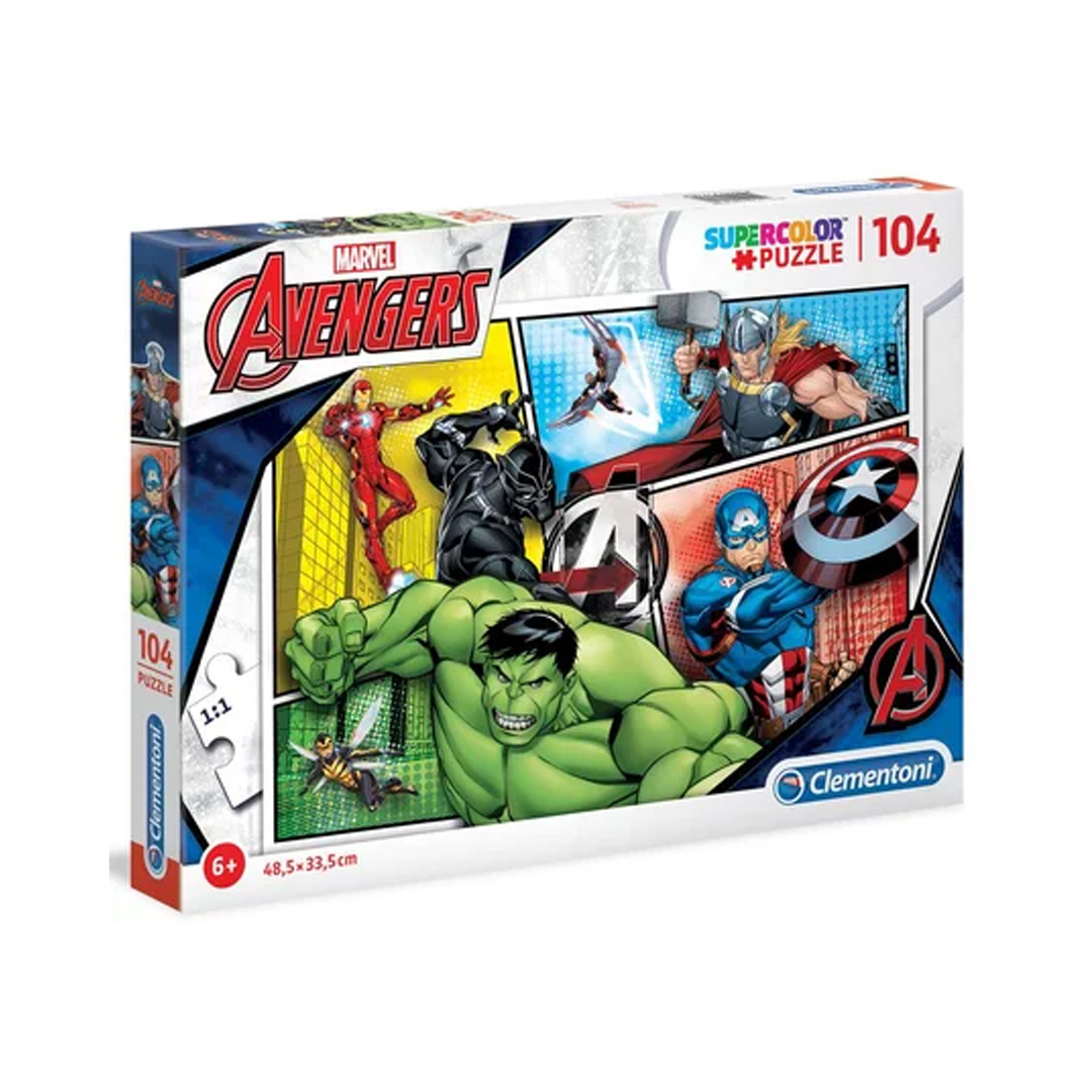 Clementoni - Puzzle 104 pcs - The Avengers